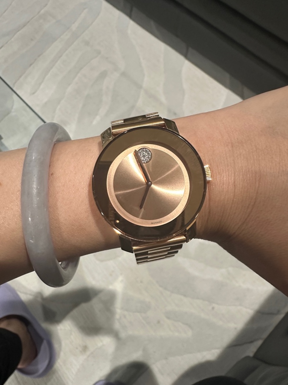 Movado Bold in Rose Gold-tone Watch - Picture 7 of 8